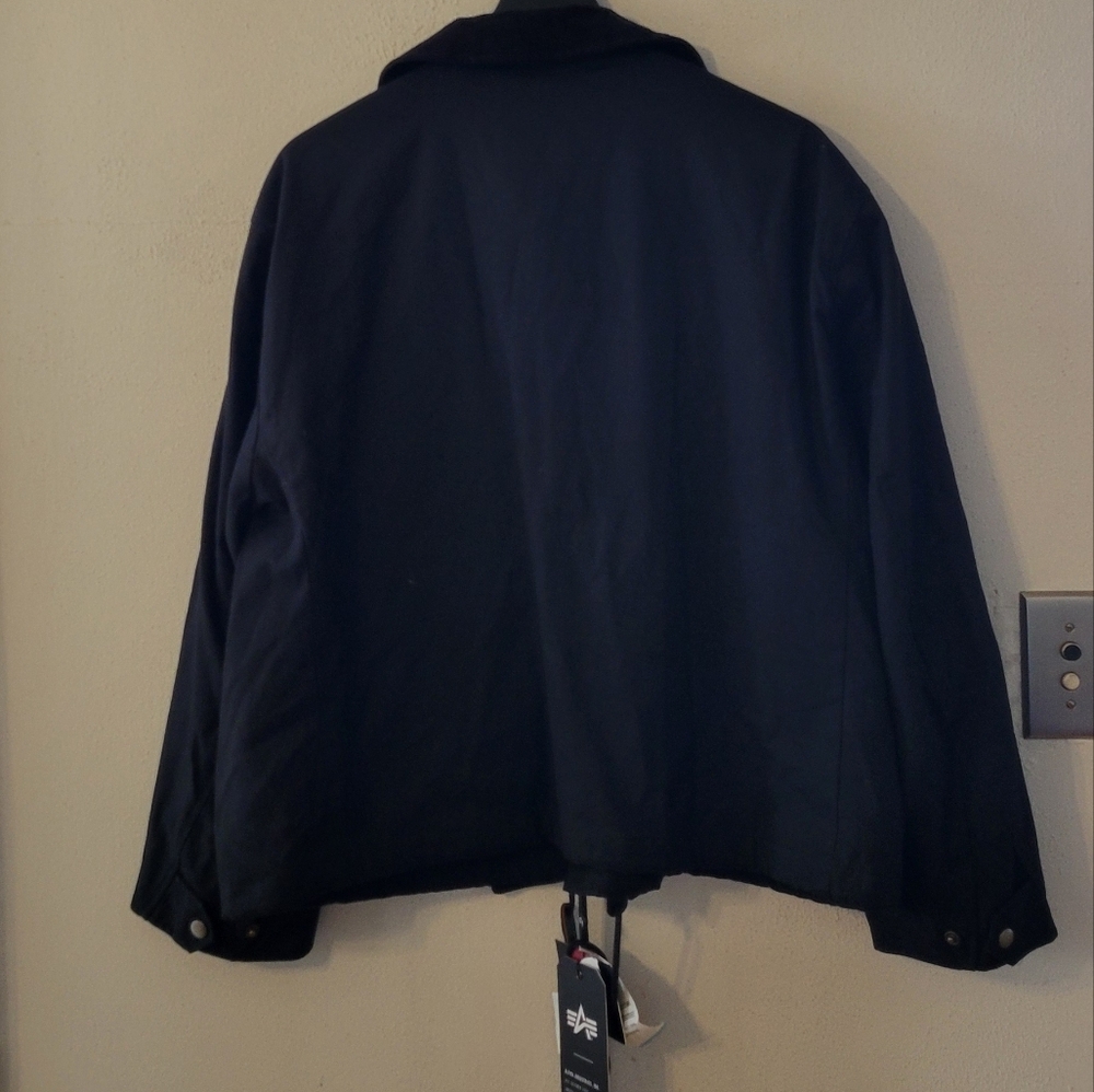 Madewell Black Jacket with Gold Accents - Picture 8 of 12